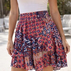 CAbi Israel Patchwork Skirt